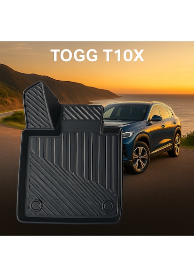 Togg T10x Uyumlu 3d Oto Paspas Premium