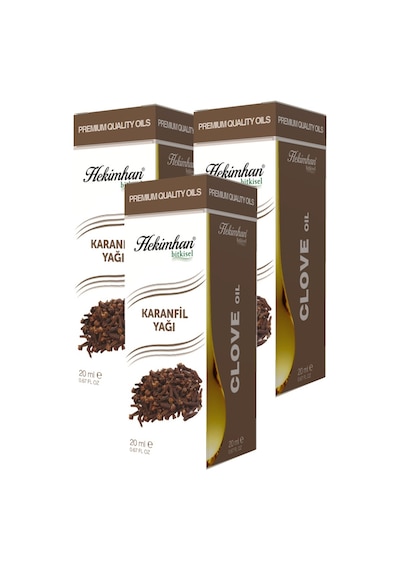 Hekimhan Bitkisel Karanfil Yağı 3 x 20 ML