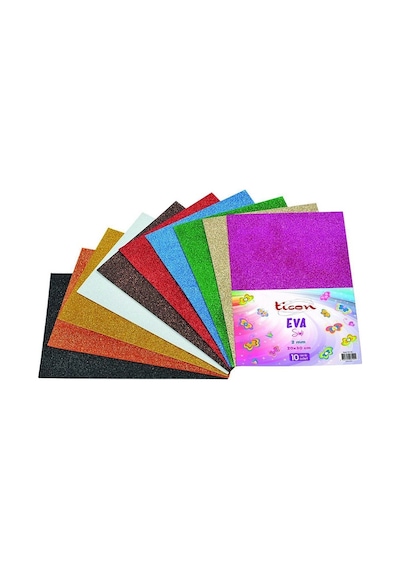 Ticon Eva Simli 2 Mm 20X30 Cm 10 Renk Karışık Paket