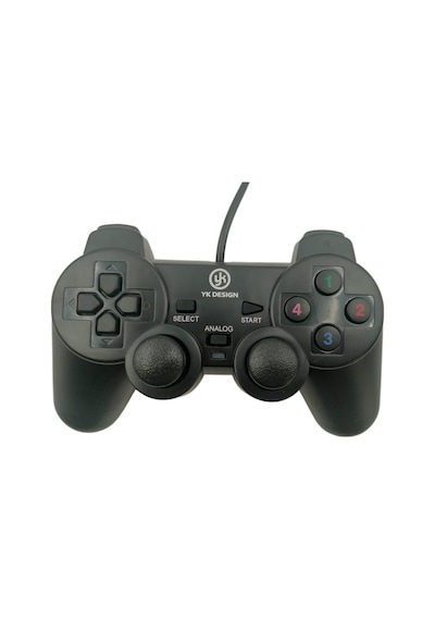 Çift Titreşimli Usb Kablolu Oyun Kolu Pc Uyumlu Vibration Gamepad