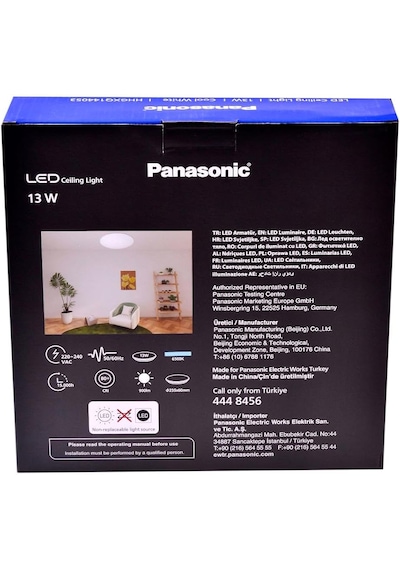 Panasonic Led Tavan Armatürü 13w 900lm 865-235 Planfonyer Beyaz