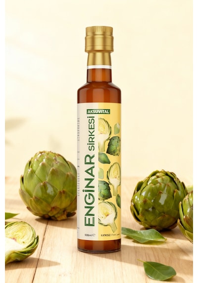 Enginar Sirkesi 500 Ml - Katkısız, Doğal Fermantasyon