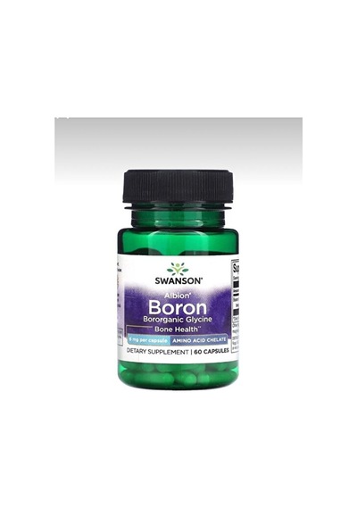 Swanson Boron 6 Mg 60 Kapsül Mineralli Takviye Ve Kemik Desteği
