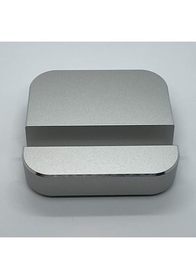 Premium Alüminyum Cep Telefonu Standı Masaüstü Kullanım İçin Ergonomik, Kompakt Tasarım, İphone Ve Android Uyumlu, Gümüş Grisi