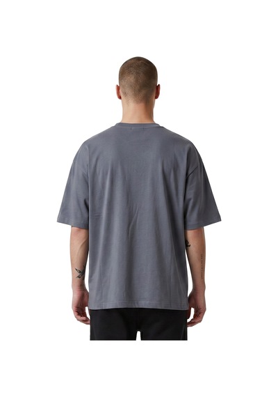 Sportive Corin Oversize Erkek Antrasit Günlük Stil T-shirt 26ye0016-kgrı Gri