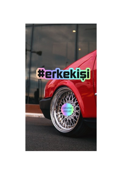 Erkek İşi Yazı Jdm Araba-motosiklet Cam Etiket Sticker 20x5cm