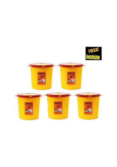 Atık Kovası - Atık Kutusu 10 Litre 5 Adet