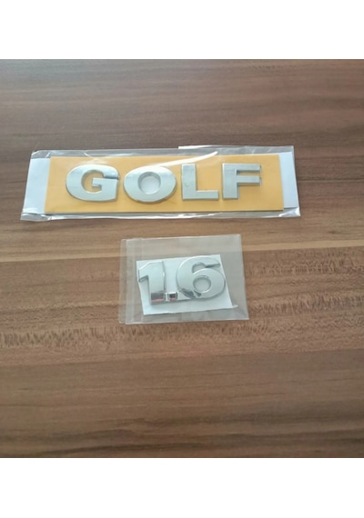 Golf 1.6 Bagaj Yazısı Takım 2li Golf 1.6 Yazı Golf 1.6 Yazısı