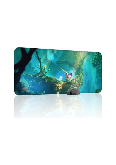 Ori And The Will Of The Wisps Dikişli Kauçuk Oyuncu Mousepad V3 - 90x40 Xxl Gaming Mouse Pad