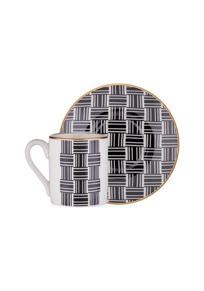 Gordion M00749 6 lı Kahve Fincan Takımı Monochrome V3