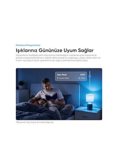 Şımart Akıllı Ampul Bluetooth 12w E27 1100 Lümen Yüksek Parlaklık 16 Milyon Renk Seçeneği Rgb Beyaz Işık Led Diğer