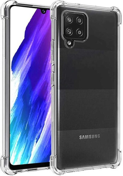 Samsung Uyumlu Galaxy A12 Kilif Köse Korumali Seffaf Silikon Kapak 481514508