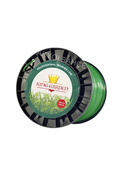 King Garden Tırpan Misinası Ot Çim Kesme İpi 3mm - 276 M