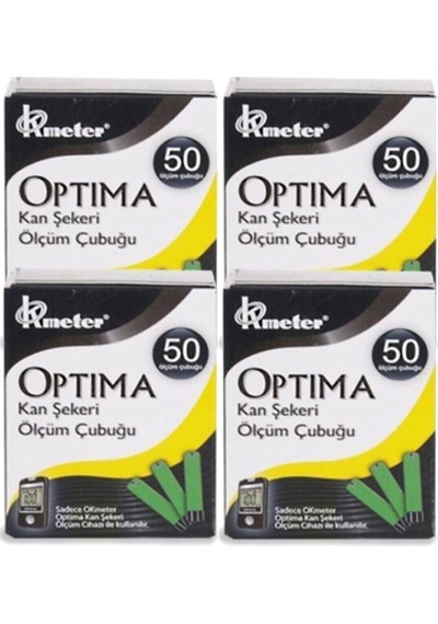 Kan Şeker Ölçüm Strip 4x50 Adet 200 Strip