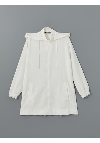 Lcw Modest Ekru Kapüşonlu Düz Oversize Kadın Tunik Lcw Modest Ekru Kapüşonlu Düz Oversize Kadın Tunik