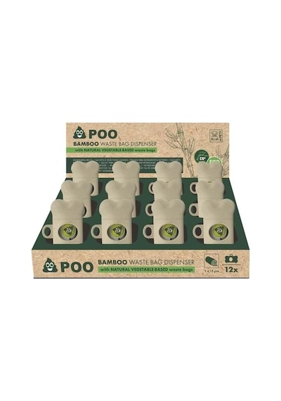 Bamboo Dışkı Toplama Seti 15 Yaprak 12li Set Çok Renkli