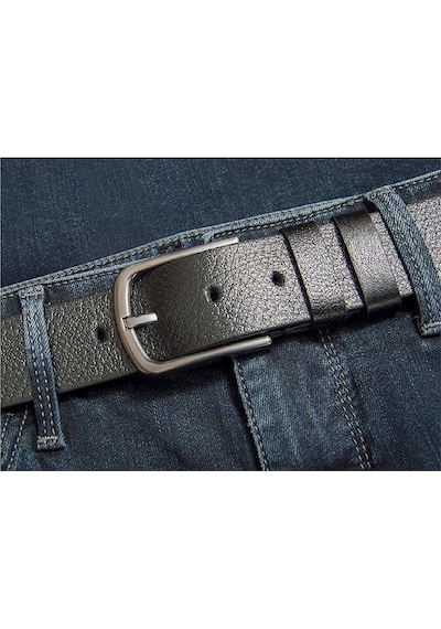 Bosskan Spor ve Klasik Siyah Hakiki Deri Erkek Kemeri 4 CM