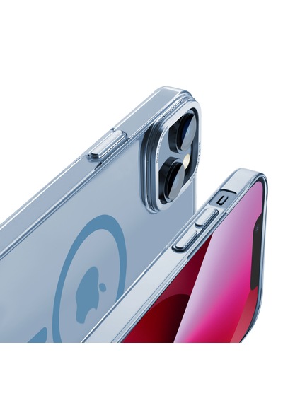 Apple Uyumlu iPhone Buff 13 Taofit Kılıf Blue