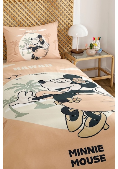 Özdilek Tek Kişilik Çocuk Nev.takımı-minnie Mouse Hawaii Turuncu