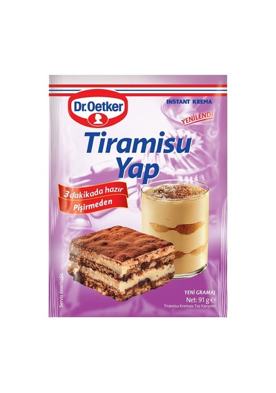 Tiramisu Yap 91 G Pratik Hazır Tatlı Karışımı 2'li Ekonomik Paket - 2 Adet