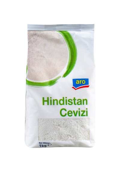 Aro Hindistan Cevizi Tozu 1 Kg - Pastacılık Ve Tatlılar İçin Rendelenmiş 2'li Ekonomik Paket - Tarı