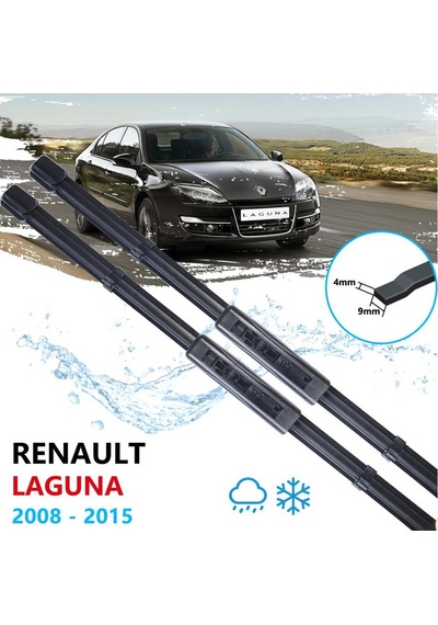 Renault Laguna Ön Cam Muz Silecek Takımı 2008-2015