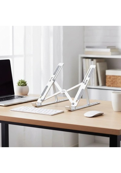 Ayarlanabilir Açılı Taşınabilir Tablet Standı Masaüstü Kullanım İçin