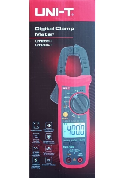 Ut204+ 400-600a Ac-dc True Rms Ölçü Aleti Dijital Pens Ampermetre