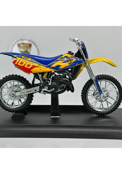 Husqvarna Cr125 1:18 Diecast Maket Motor Metal Model Motosiklet