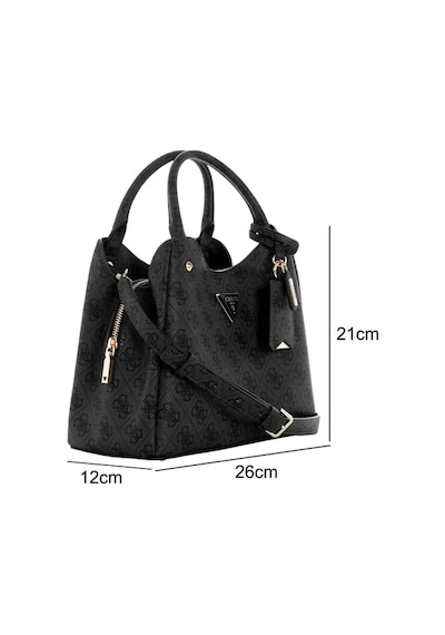 Guess Meridian Logolu Çıkarılabilir Askılı Çanta Hwsg6974050 Bayan Çanta Hwsg69 74050 Clo Antrasit