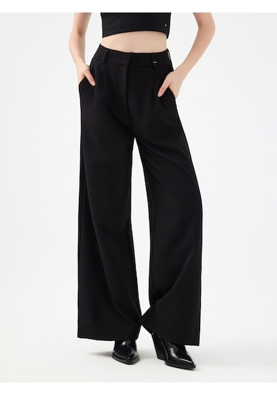 Relax Fit Kadın Pantolon Siyah