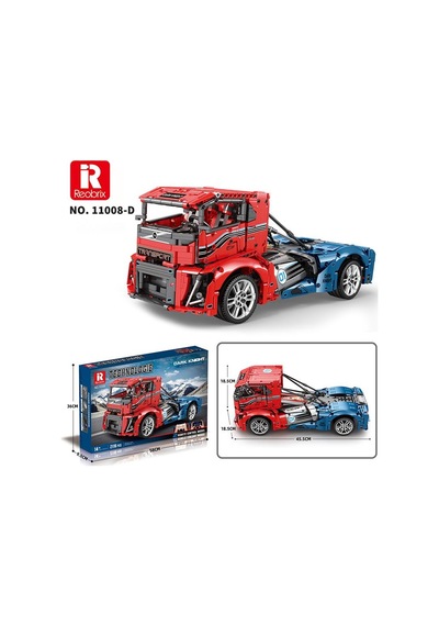 Reobrix Technic 11008 Rc Tır Kamyonet Kumandalı&motorlu Yaratıcı Yapı Blok Seti Building Blocks - 2116 Parça