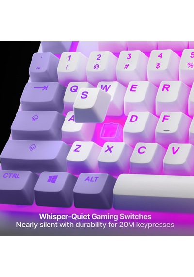 Steelseries Apex 3 Tkl Rgb Suya Ve Toza Dayanıklı Türkçe Gaming Klavye Amethyst