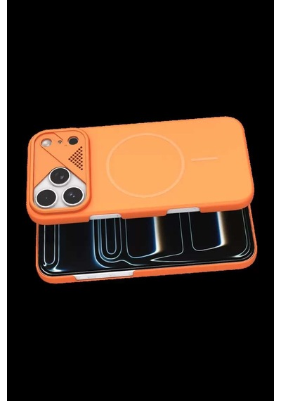 İphone 17 Pro Export Magsafe Kapak - Turuncu