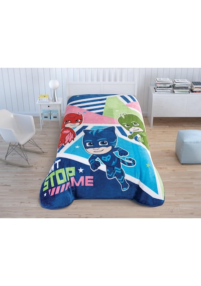 Taç Lisanslı Battaniye Pj Mask Powerful Tek Kişilik