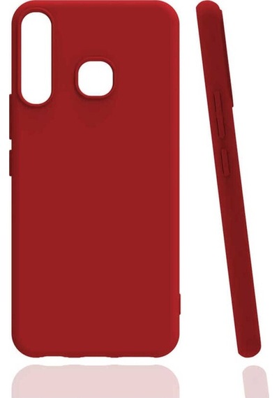İnfinix Hot 8 Kılıf Zore Biye Silikon Kırmızı