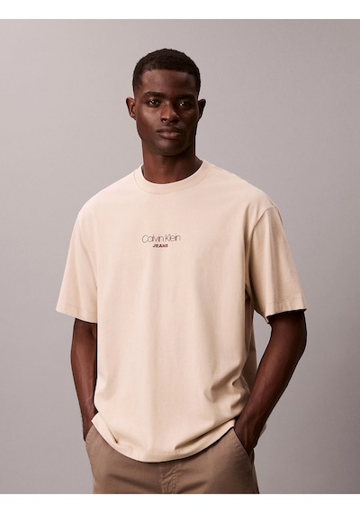 Calvin Klein Kısa Kollu 16s Rahat Kesim Ckj Grafikli Erkek Kahverengi T-shirt Lv04rc851g-2f2 Kahverengi Calvin Klein Kısa Kollu 16s Rahat Kesim Ckj Grafikli Erkek Kahverengi T-shirt Lv04rc851g-2f2 Kahverengi