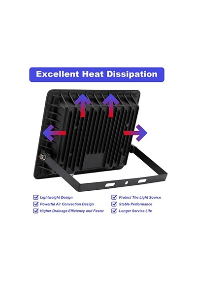 30w Led Spot, Dış Mekan 3000lm Led Duvar Spot Lambası, Dış Mekan Spot Işığı, Soğuk Beyaz 6000 K Su Geçirmez Diğer