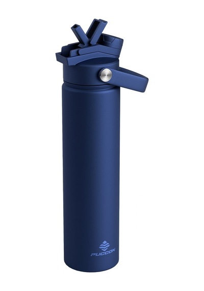 Puccon 750 Ml Lacivert Paslanmaz Çelik Termos/matara/suluk