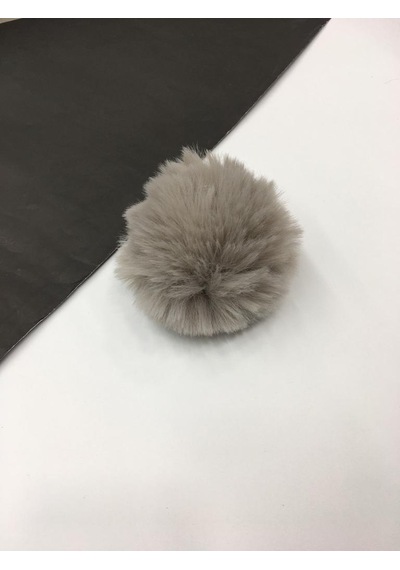 Ponpon / Yumoş Ponpon 7 Cm Taş Rengi