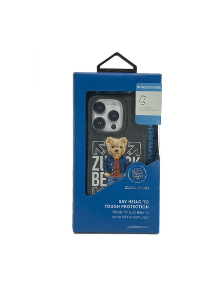 Zuck Bear Apple Uyumlu iPhone 15 Pro San Fransisco Arka Koruma Kılıf - Kahverengi Kahverengi