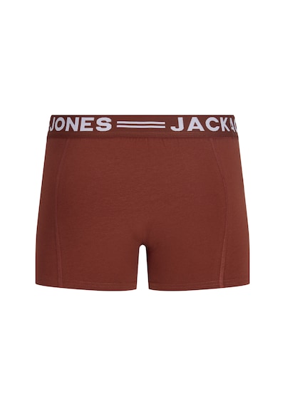 Jack & Jones Erkek Siyah Logolu 3'lü Boxer Paketi - Sense - 12081832 Scarab