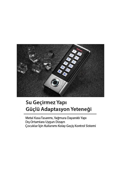 Sr-211 Em-w Parmak İzi Kart Okuyucu 125 Khz Ip68 Şifreli Biyometrik Geçiş Kontrol Sistemi 10000 Kullanıcı 5 Adet