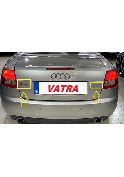 Audi A4 Cabrio 2004-2007 1.8 T Uyumlu A4 Ve 1.8 T Krom Bagaj Yazısı