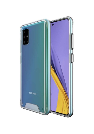 Galaxy A51 Kenarlari Silikon Yüzeyi Sert Seffaf Gard Kilif 566410460