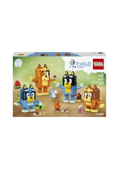 466 Parça Bluey Ailesi Temalı Eğlenceli Yapım Seti