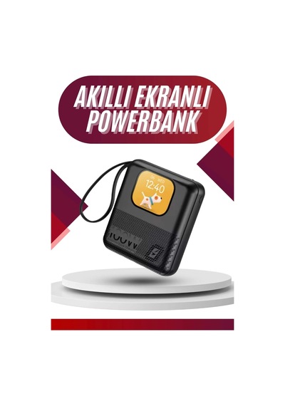 Buğz Akıllı Powerbank 10.000 Mah 4 Çıkışlı Taşınabilir Dijital Göstergeli