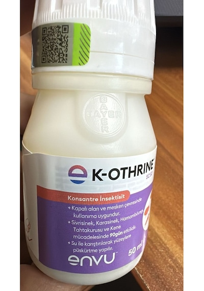 Envu K-othrine Sc50 Hamamböceği Pire Tahtakurusu Ve Sivrisinek Etkili Konsantre 50 Ml