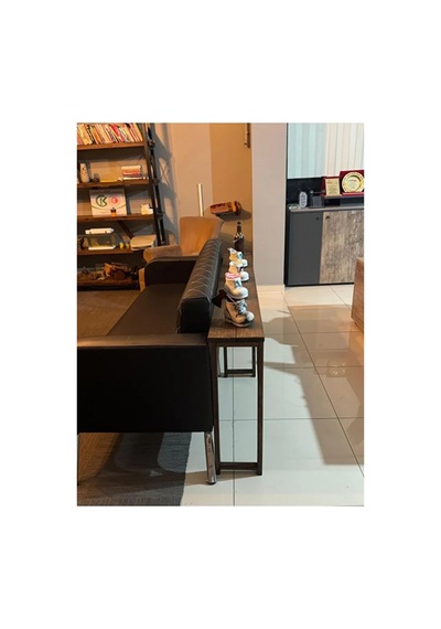 Masif Ahşap Bar & Dresuar Koltuk Arkası Kahverengi