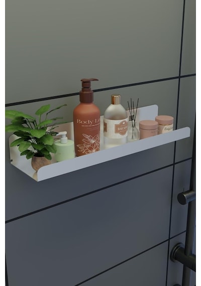 3m Ultra Güçlü Yapışkanlı Beyaz Mutfak&banyo Rafı, Çok Amaçlı Organizer Raf 2 Adet Mt96b